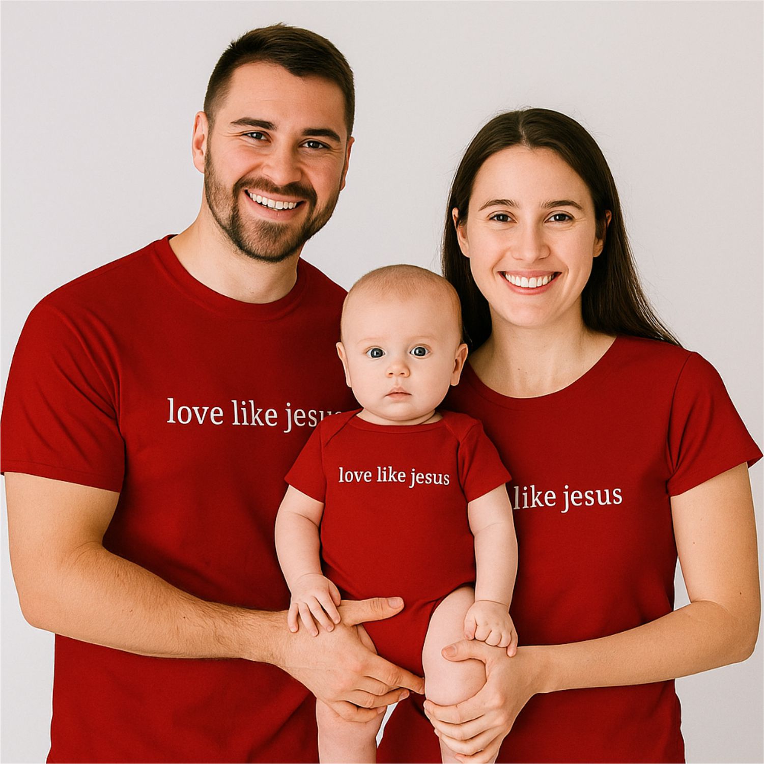 Kit Familia Cristão Love Like Jesus