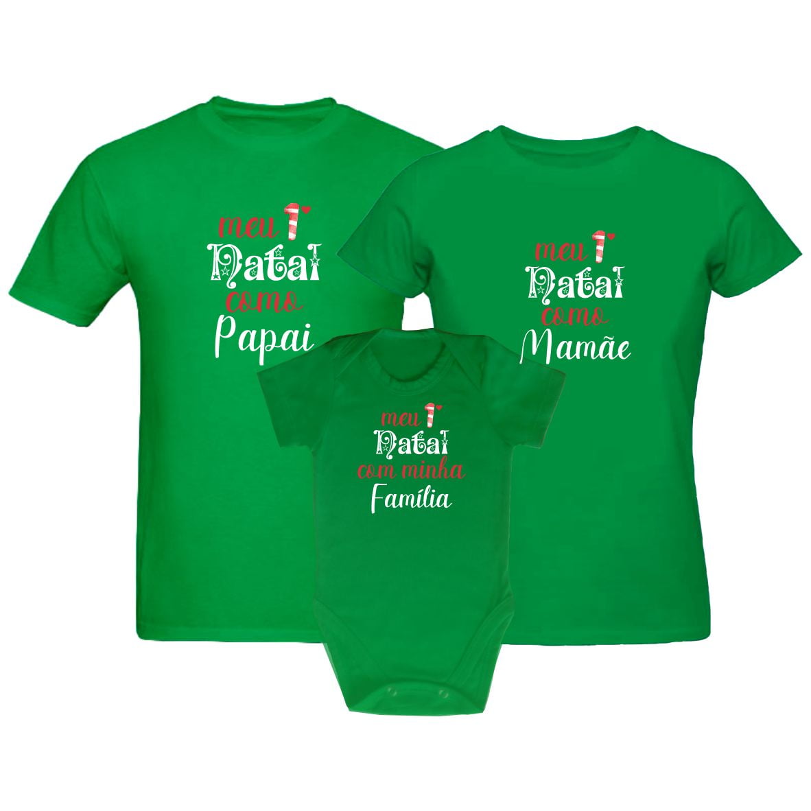 Kit Família Primeiro Natal - Atelier Bebê Bolê Kit Família Primeiro Natal - Atelier Bebê Bolê