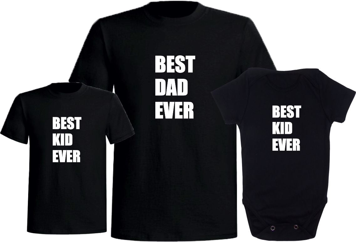 Kit camiseta e bodys BEST DAD