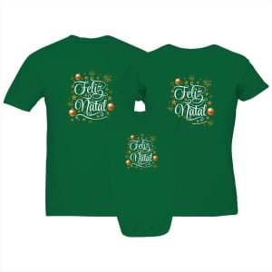 Kit Familia Feliz Natal Luzes