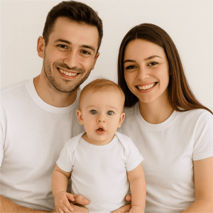 Kit Familia Personalizado 3 pçs