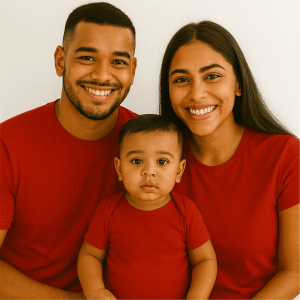 Kit Familia Personalizado 3 pçs