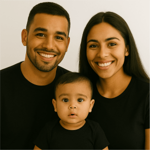 Kit Familia Personalizado 3 pçs