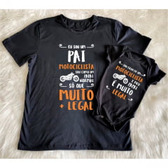 Kit Tal Pai Tal Filho Filha Moto Motociclista Legal