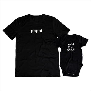 Tal Pai Tal Filho Filha Mini Fã do Papai