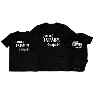 Tal Pai Tal Filhos (as) 3 peças Personalizado