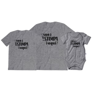 Tal Pai Tal Filhos (as) 3 peças Personalizado