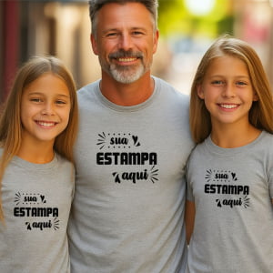Tal Pai Tal Filhos (as) 3 peças Personalizado